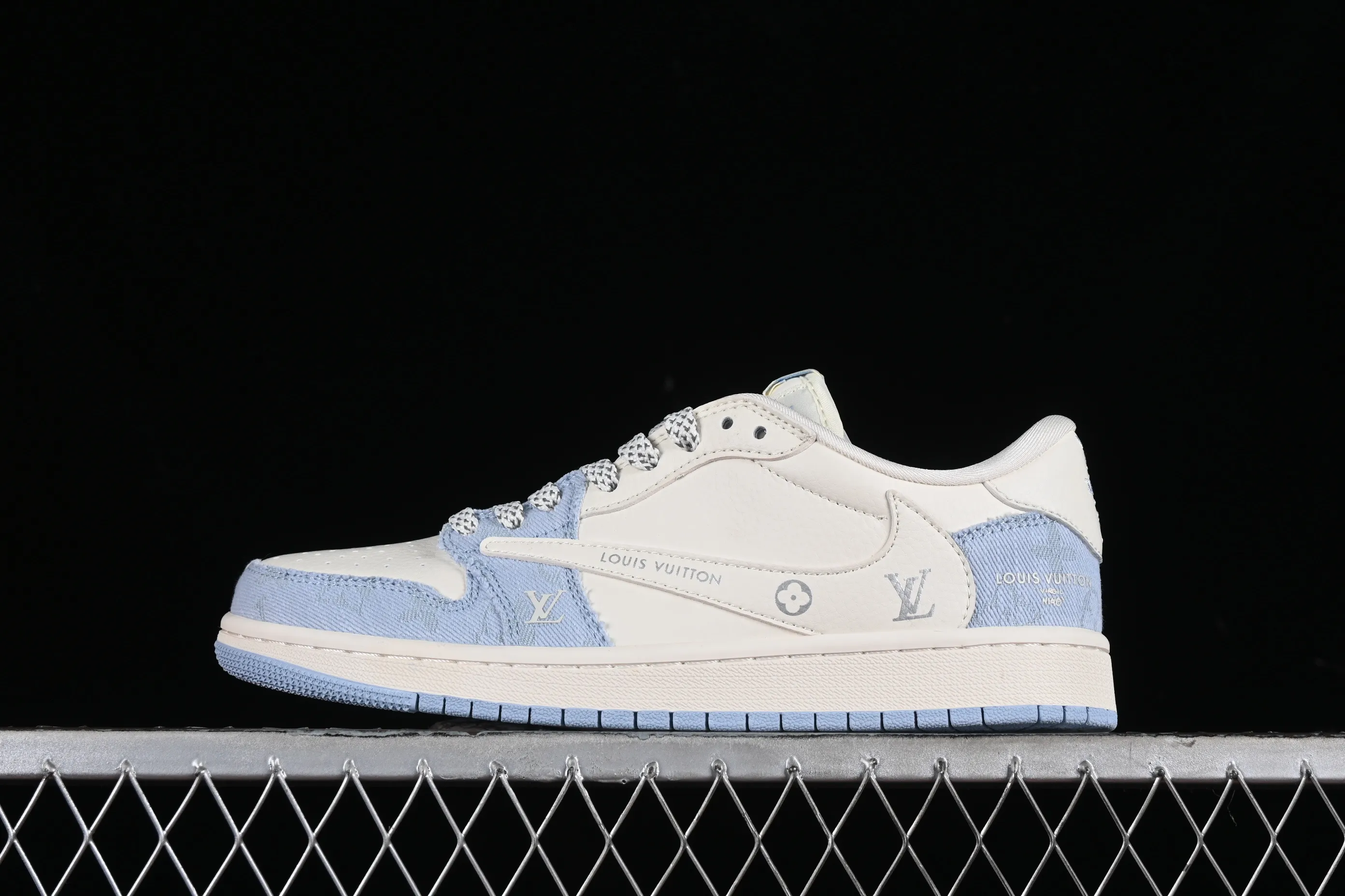 All categories Air Jordan Jordan series basketball shoes Air Jordan 1 Low High-end customized low-top sneakers Travis Scott x Fragment Design x Jordan Air Jordan 1 Low OG SP AJ1 Joe 1 LV Peacock Blue Low-top cultural casual sneakers LJ5188-003